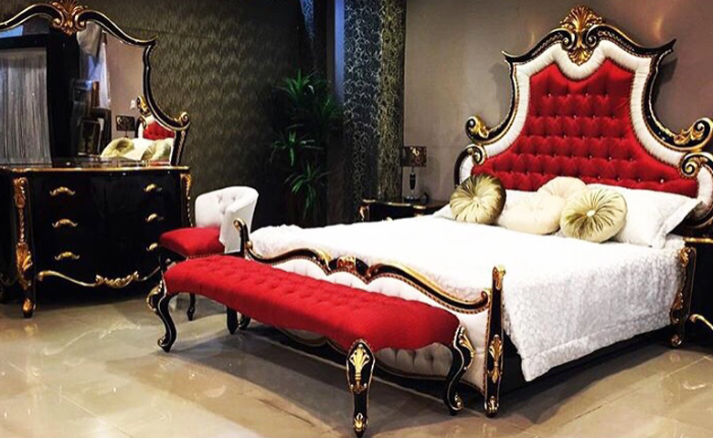 en güzel klasik yatak odası