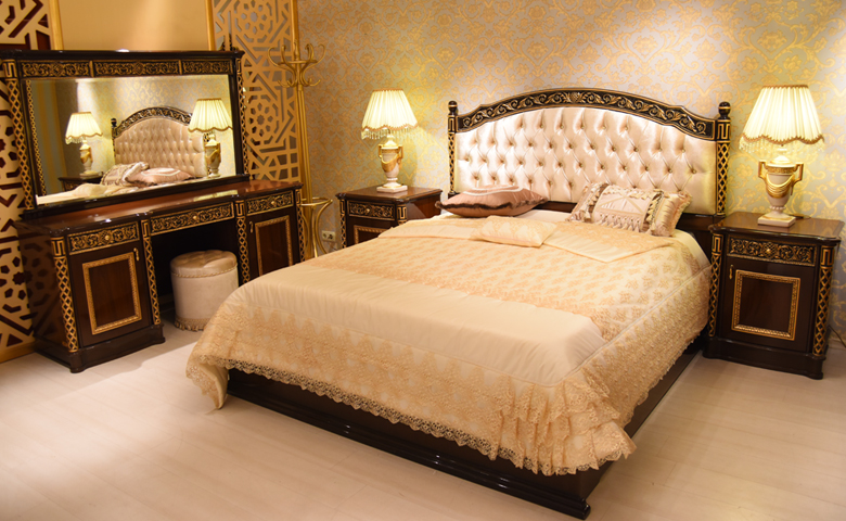 doğal ahşap klasik yatak odası