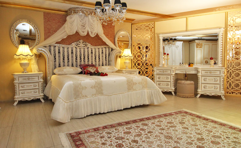 klasik yatak odası dekorasyonu