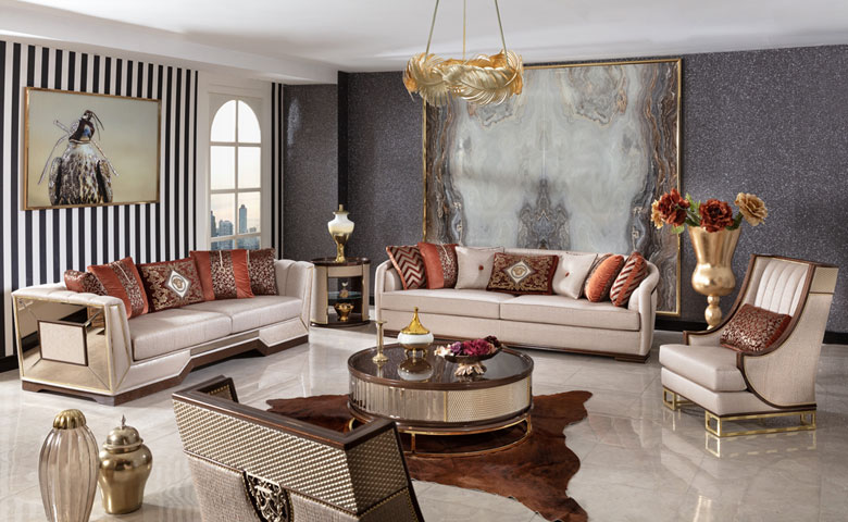 Classic Sofa Set - Sofa Models - Luxury Living Room Set, Bergere