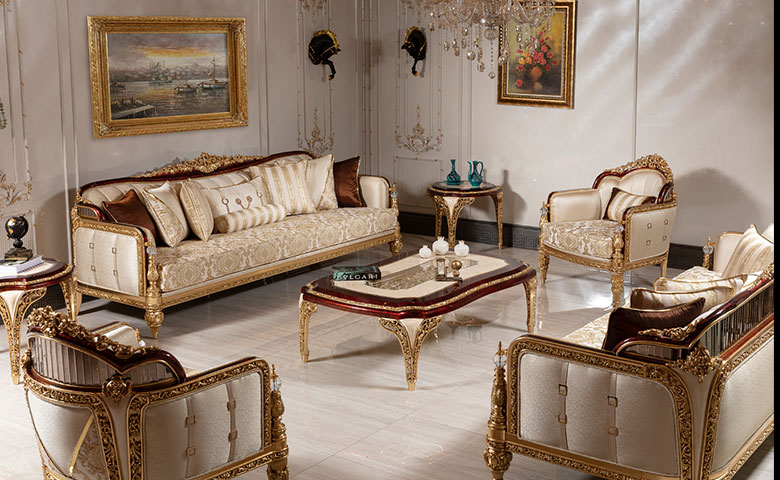 Classic Sofa Set - Sofa Models - Luxury Living Room Set, Bergere