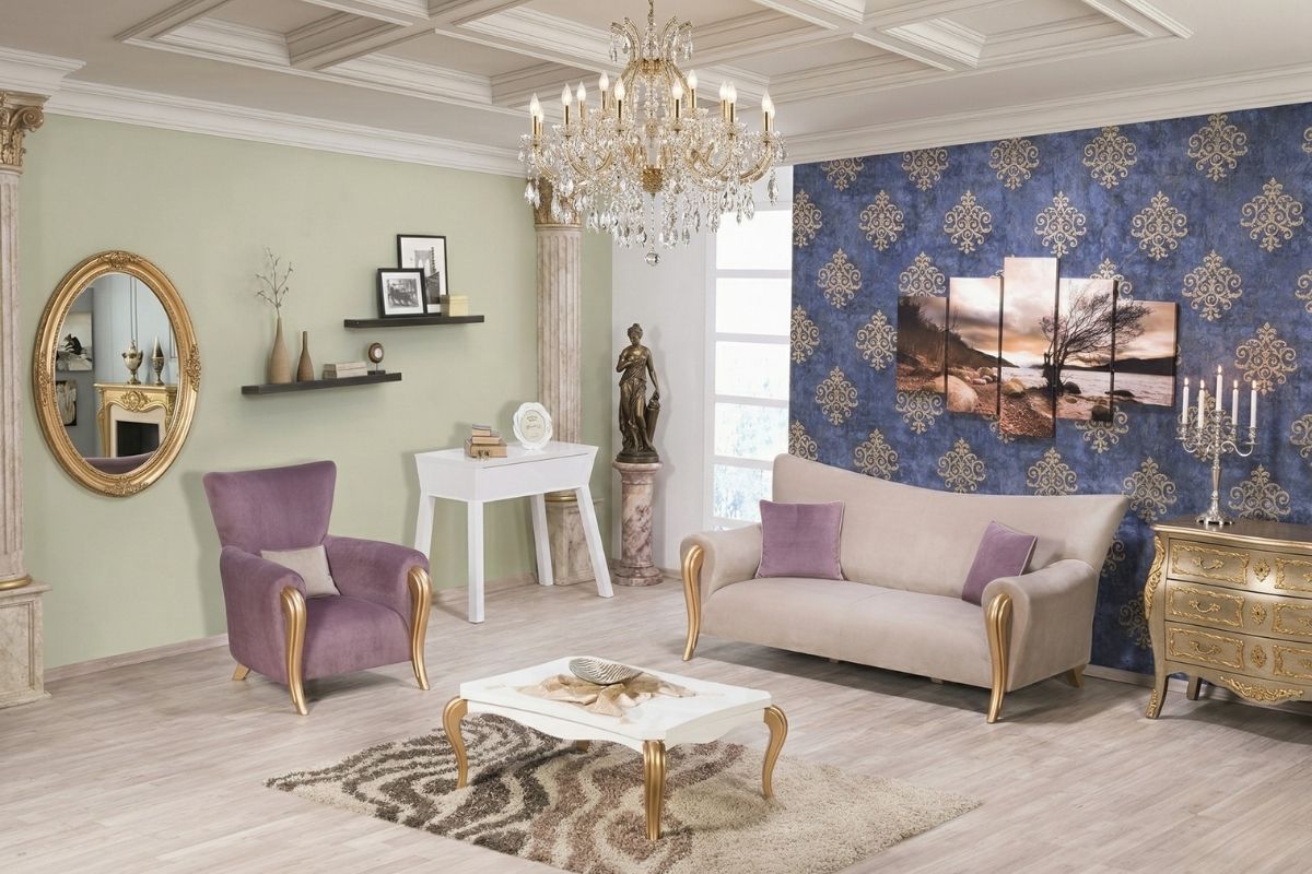 Petunya Vintage Sofa Set - Second Image