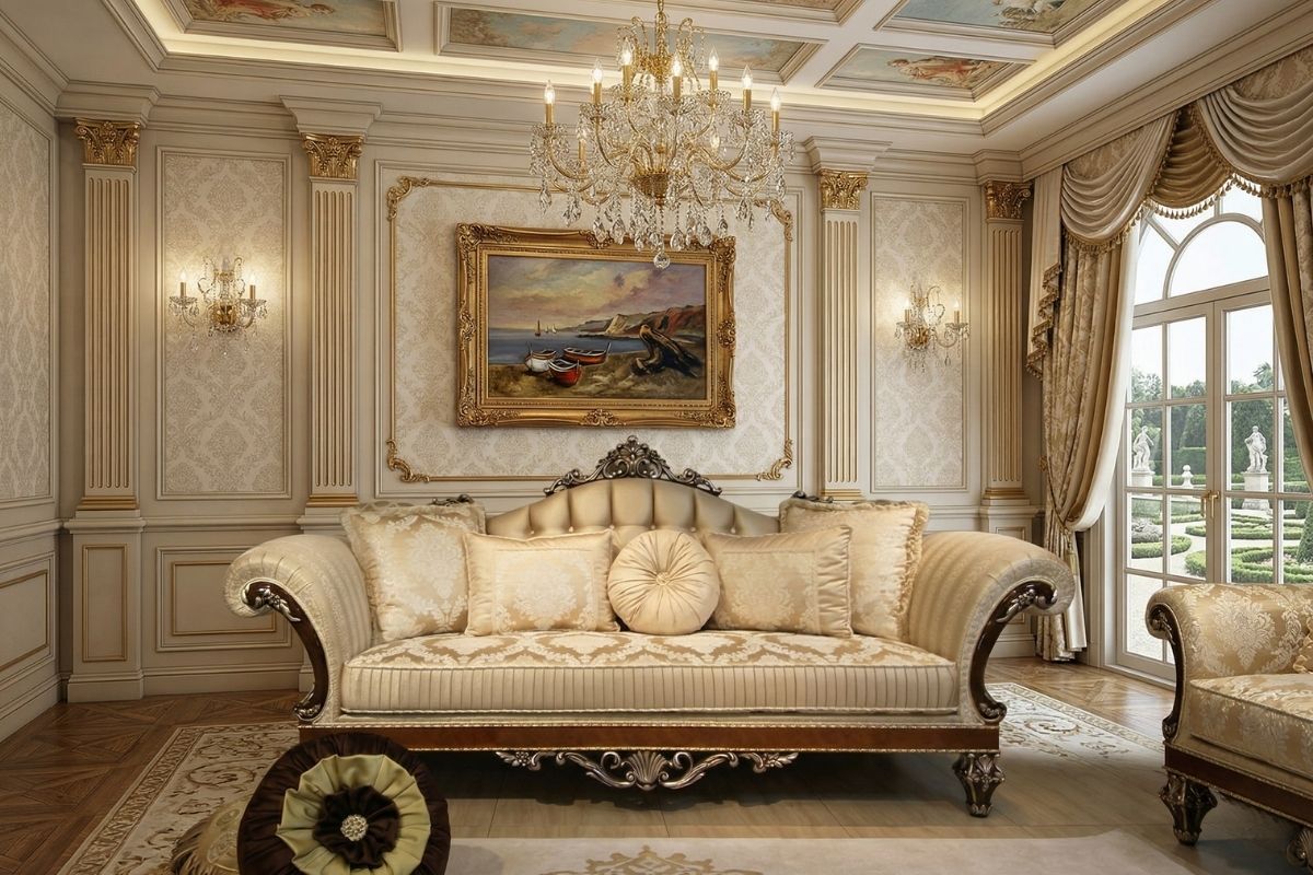 Sarayli Classic Sofa Set - Second Image